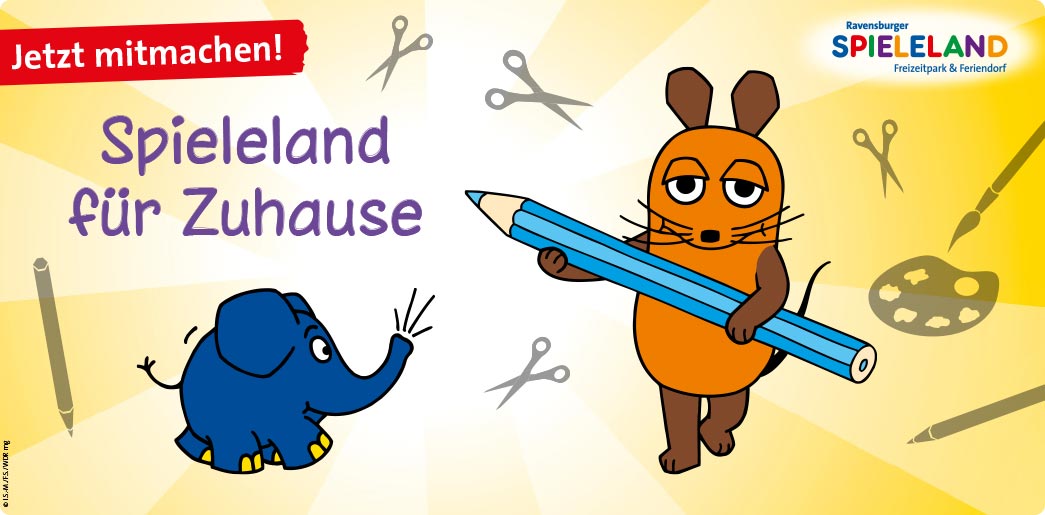 Ravensburger Spieleland_Spieleland für Zuhause_Basteltipps von Maus und Elefant